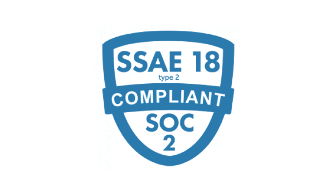 Logo Certificazione SSAE 18 type 2 SOC 2